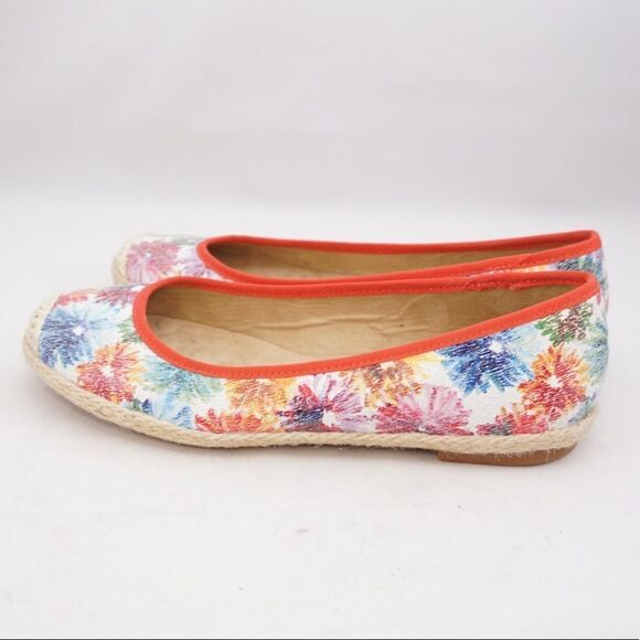Michelle D Floral Espadrille Flats, Size 6.5 - Picture 7 of 11